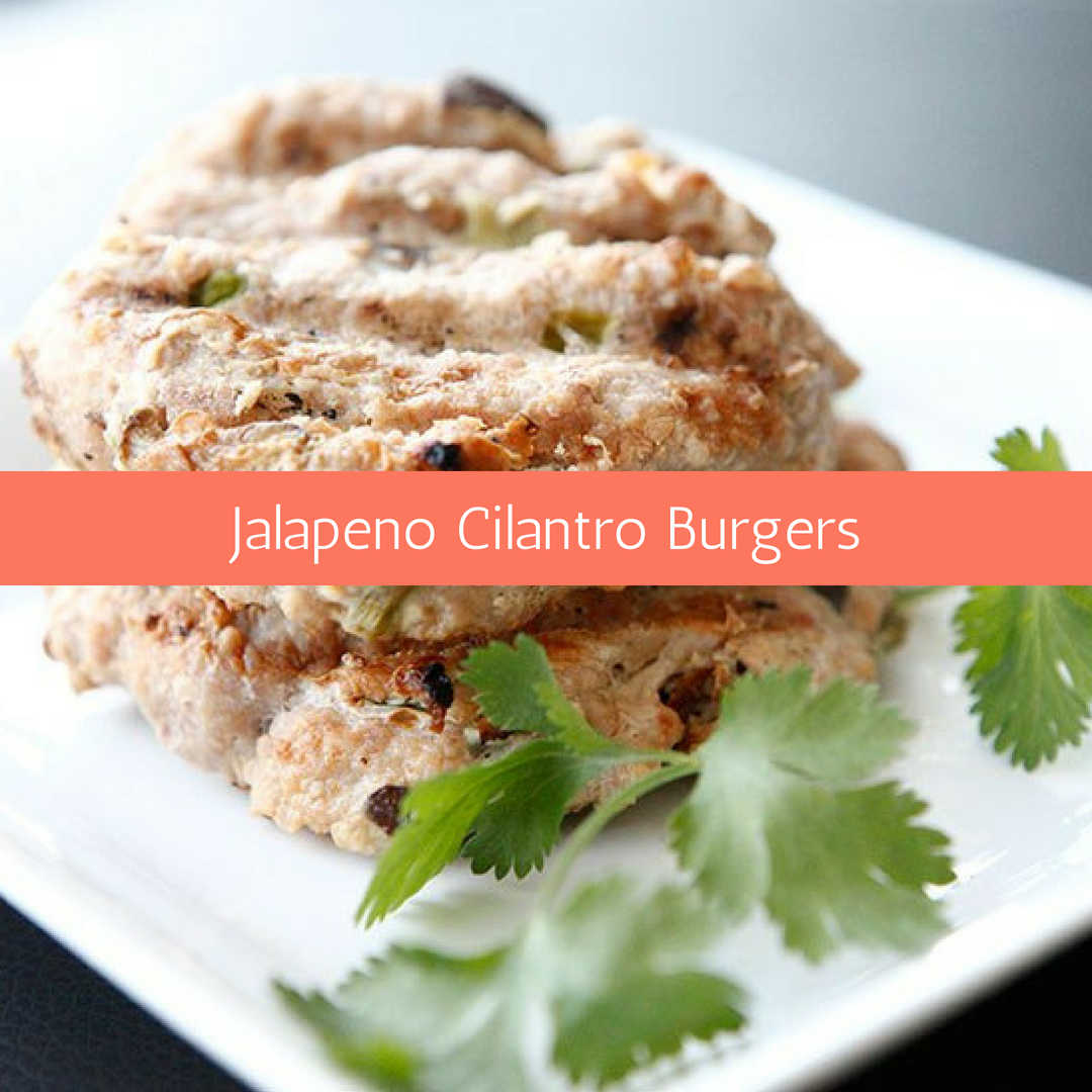 Jalapeno Cilantro Burgers