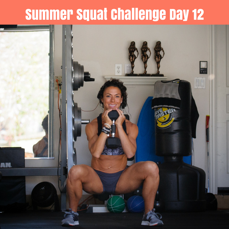 Goblet Squats- Day 12