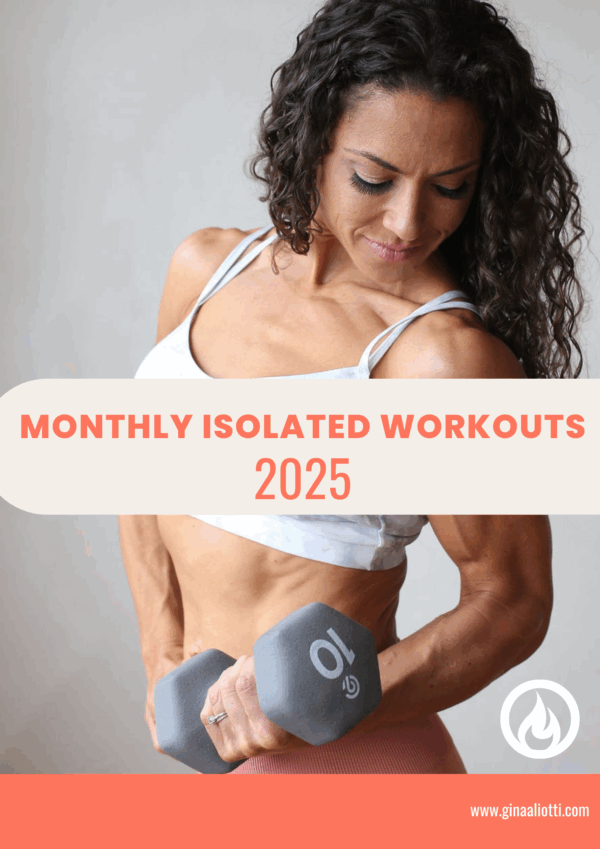 Gina Aliotti G-Fit Montly Isolated Workouts