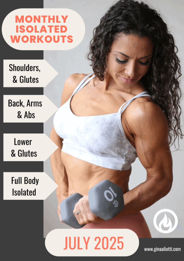 G-FIT Monthly Isolated Workouts - July 2025
